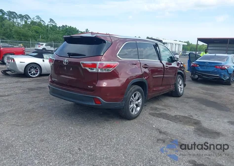 2015 Toyota Highlander Xle V6 из США, поврежденный, VIN 5TDKKRFH7FS064529